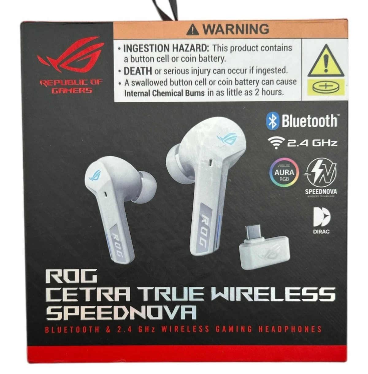 Republic Of Gamers Rog Cetra True Wireless Speed Nova In Ear Gaming Earbuds