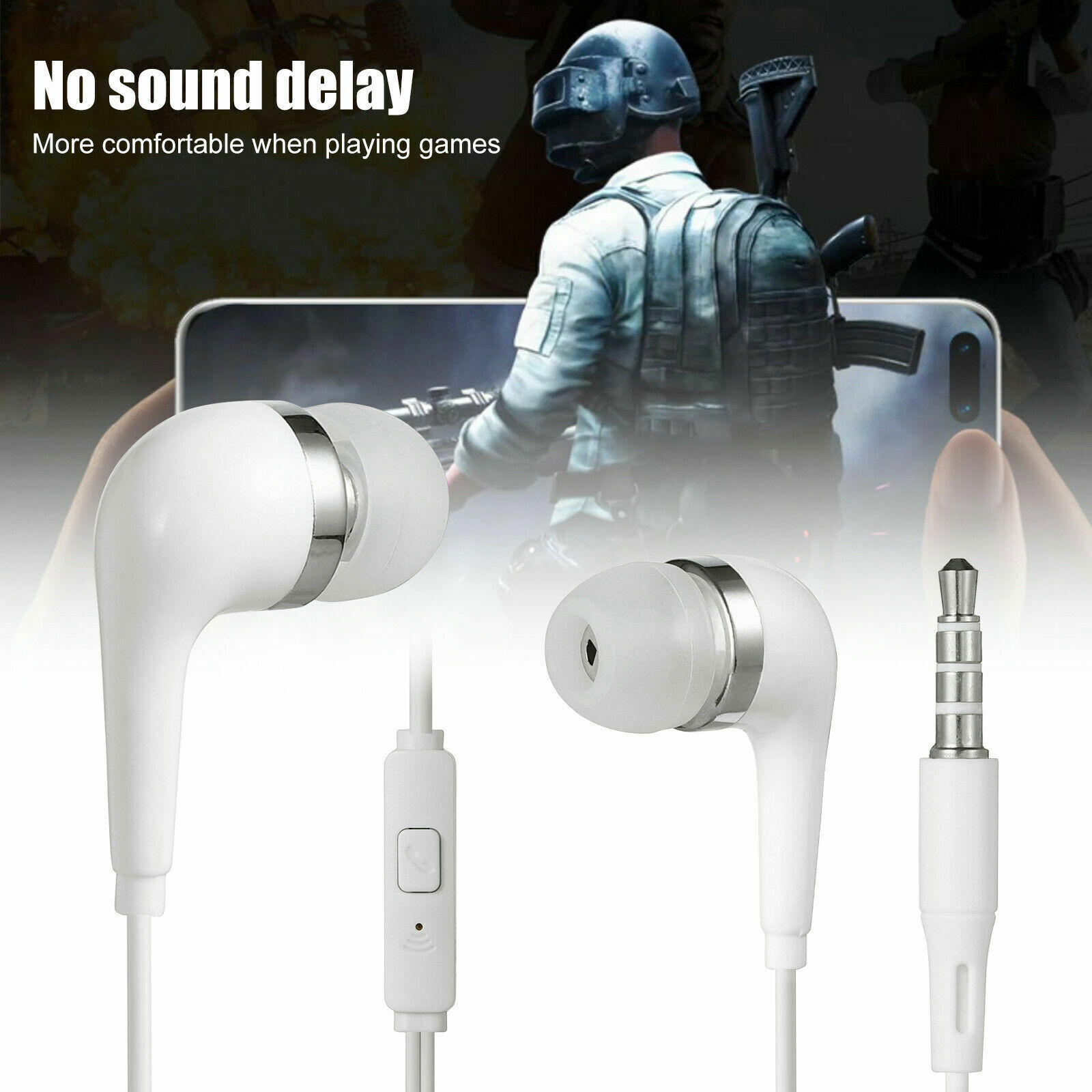 Lot 3.5mm In-Ear Headset Earphone Headphones Earbud With Mic For Samsung Galaxy