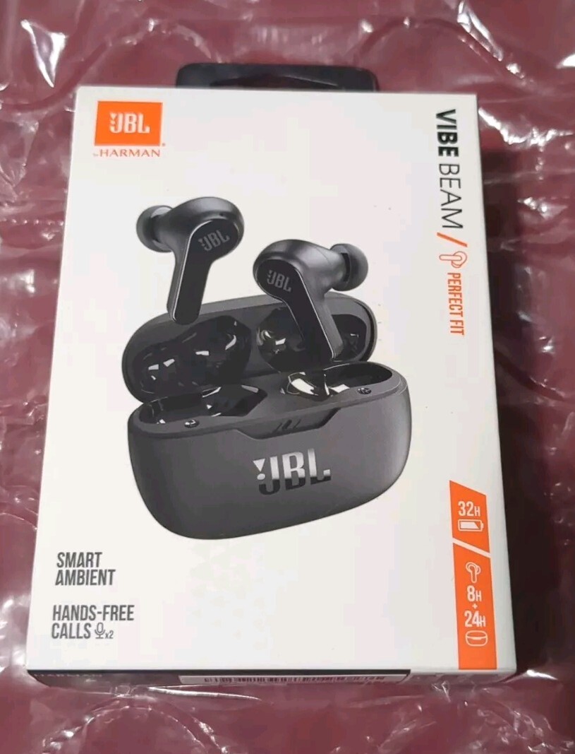 New Unopened Wave Beam In-Ear True Wireless Earbuds IP54 and IPX2 – Sealed