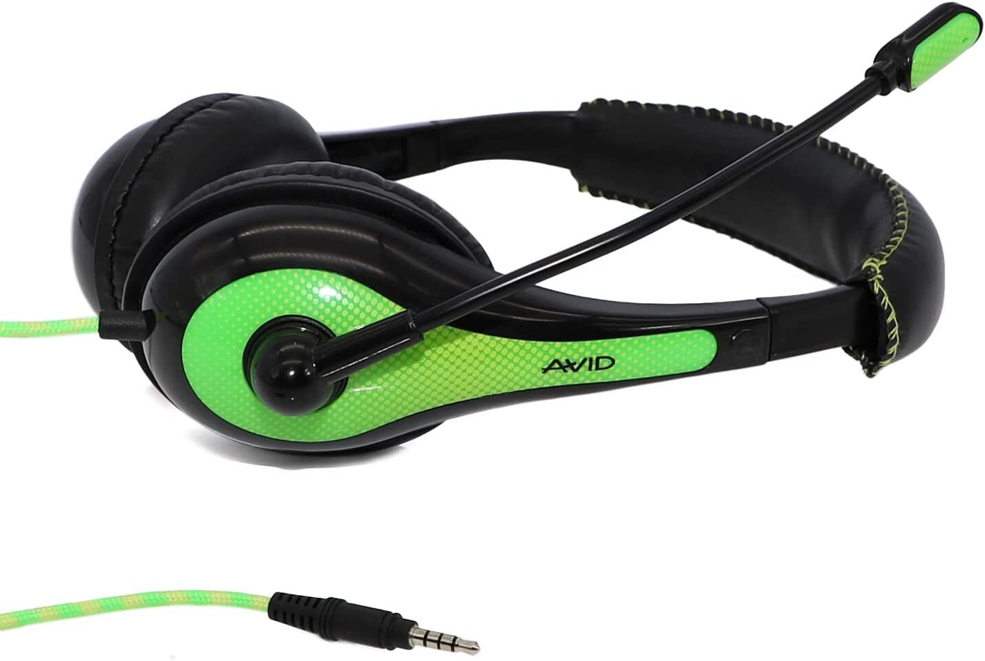 Avid Education AE-36 Green Headset with Noise Cancelling Microphone