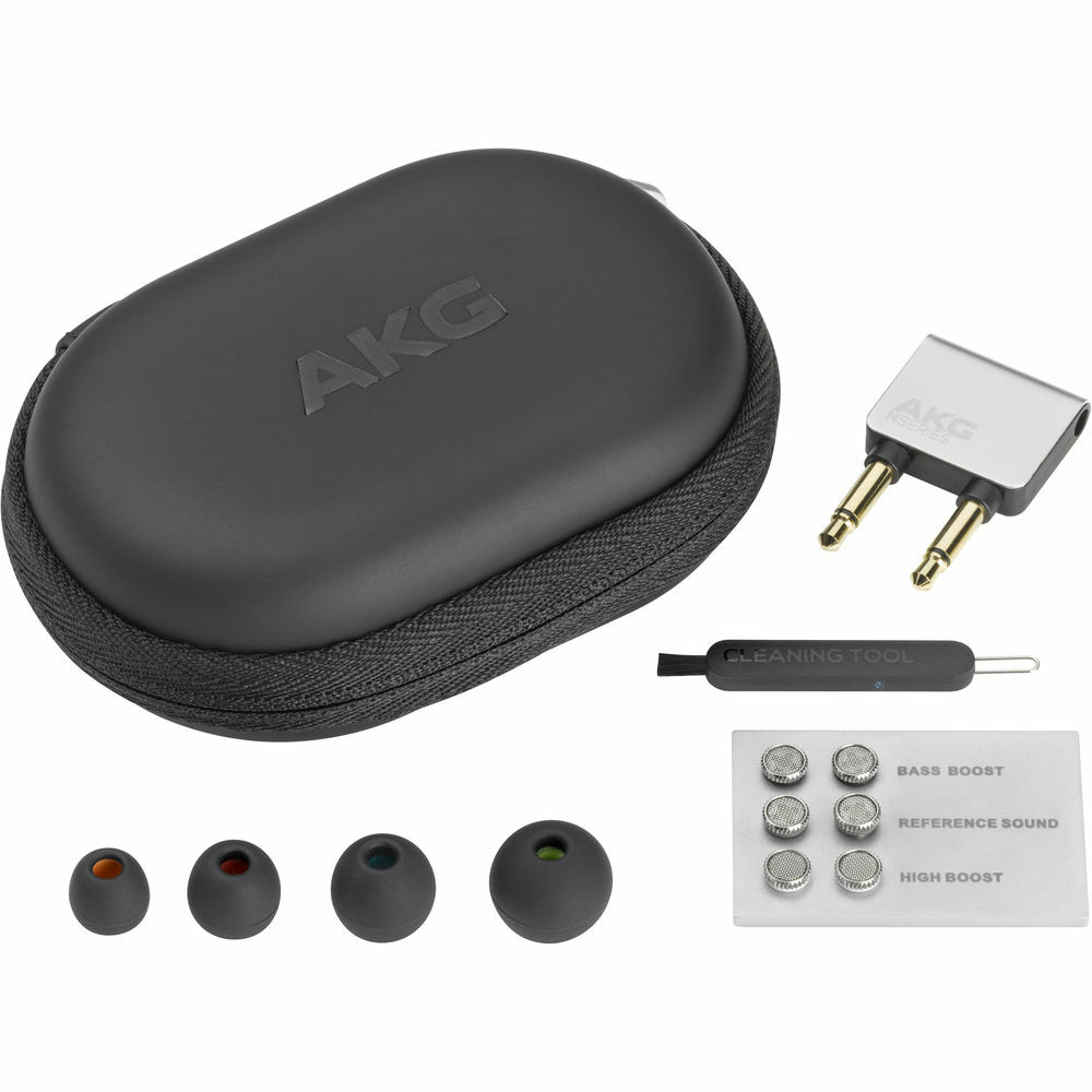 【NEW】AKG N40 IN-EAR HEADPHONES (BLACK AND SILVER)