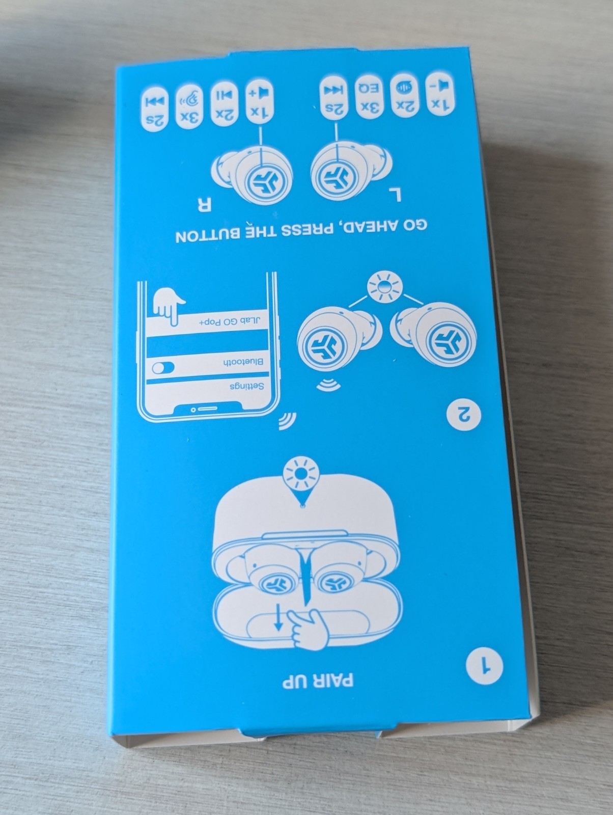 JLab Go Pop True Wireless Earbuds Black – Open Box