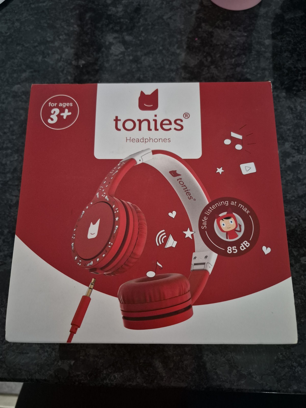 NEW Tonies Red Foldable Headphones Toniebox