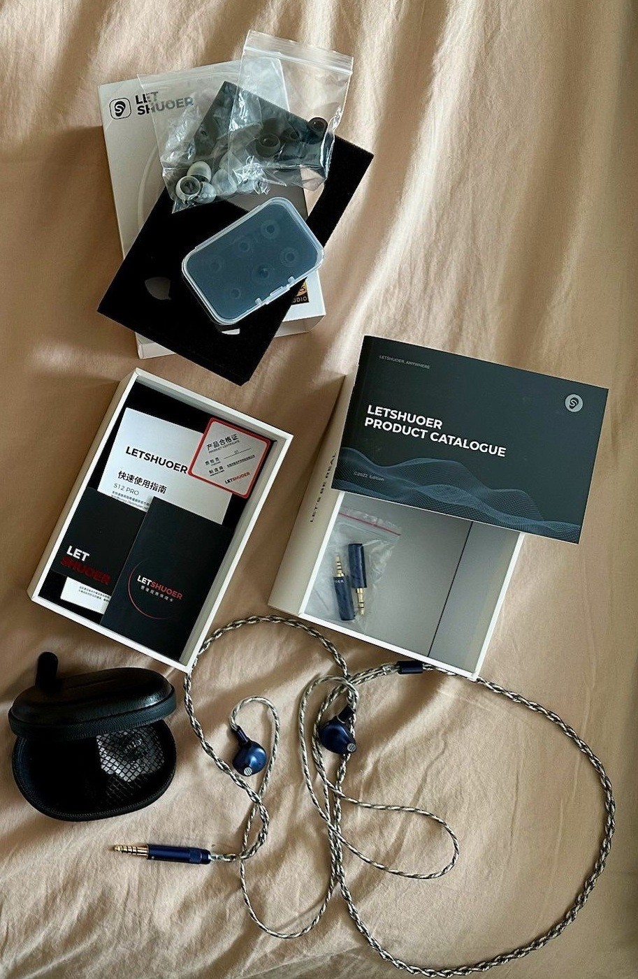 Letshuoer S12 PRO in Ear Headphones 14.8mm Planar Magnetic Driver Wired
