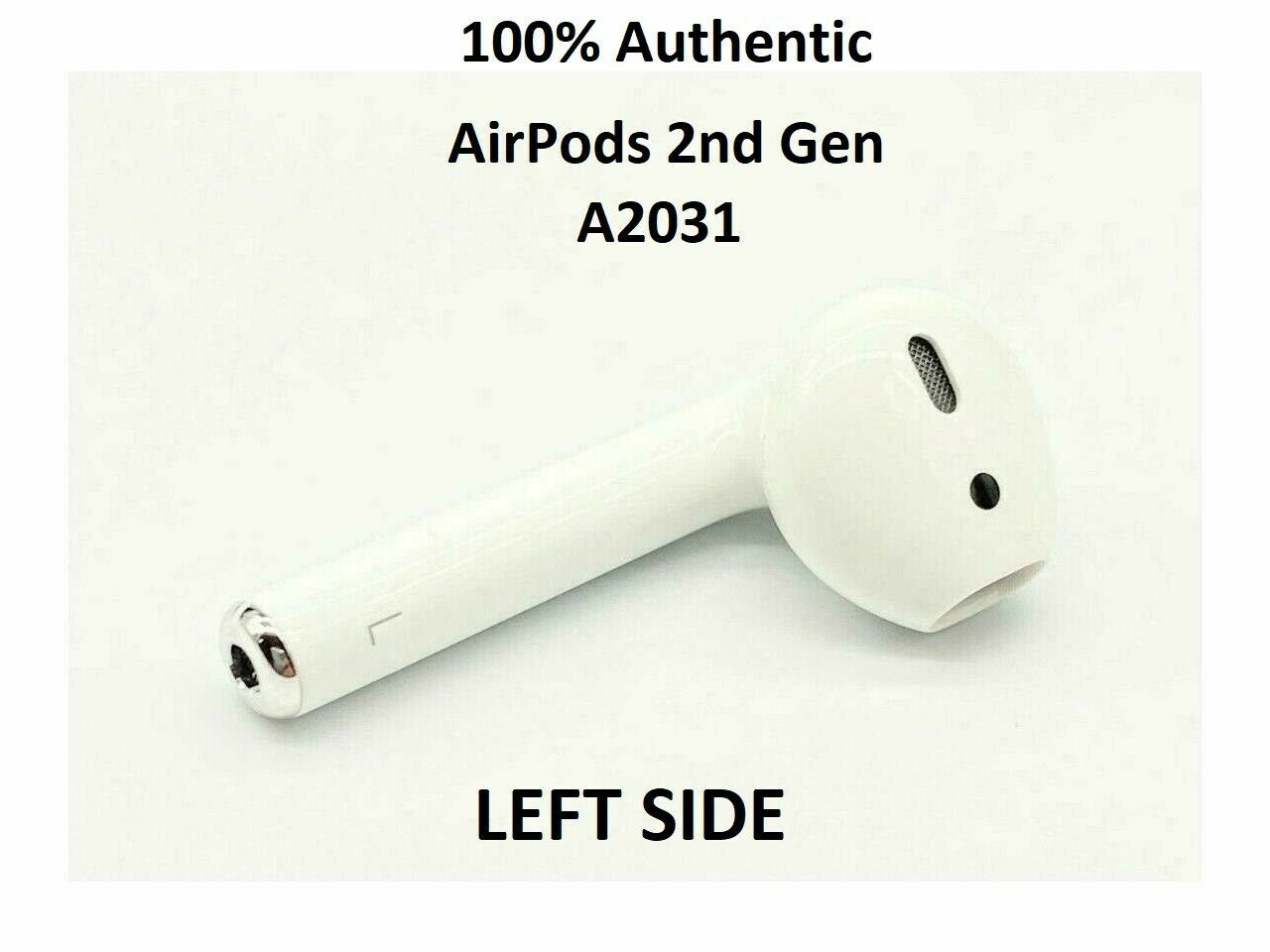 Apple AirPods 2nd Generation – Left Side AirPods Replacement A2031 – Grade A