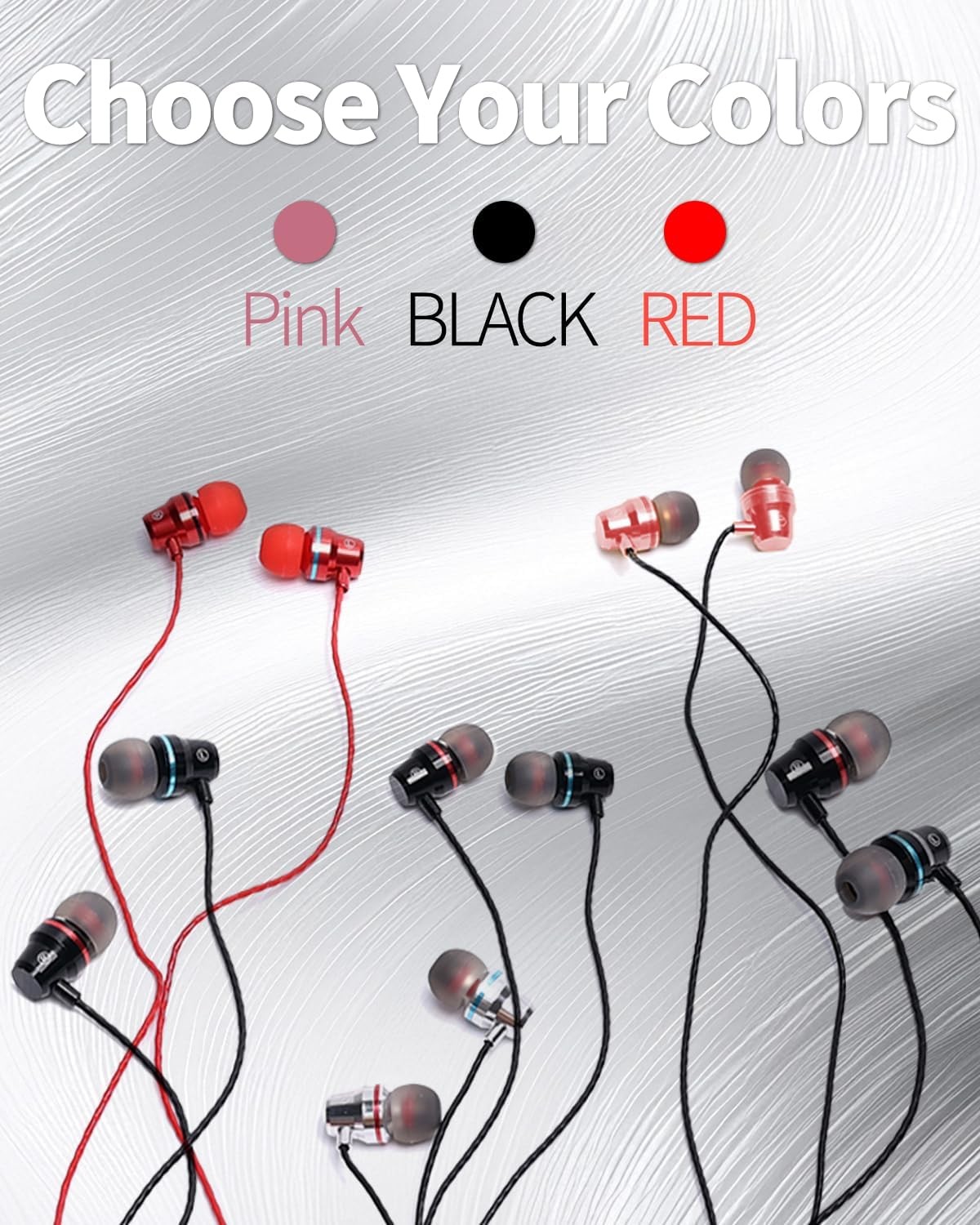 HIFI Bass Stereo Wired Earbuds Headset In-Ear Earphone Headphone MIC 3.5mm USB-C