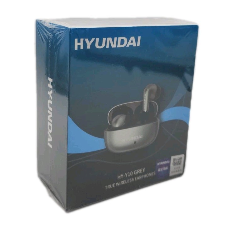 HYUNDAI HY-Y10 Grey Modern True Wireless Language Translator Earphones