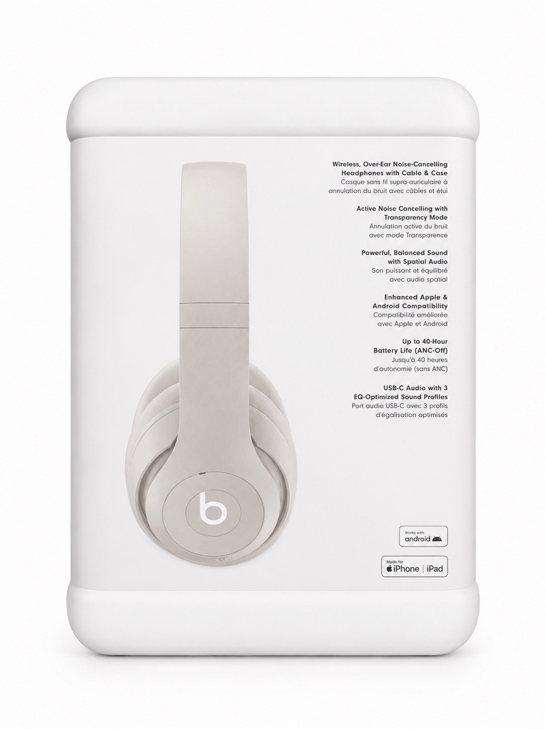 Beats Studio Pro Wireless Bluetooth USB-C ANC Transparency Over-Ear, Beige