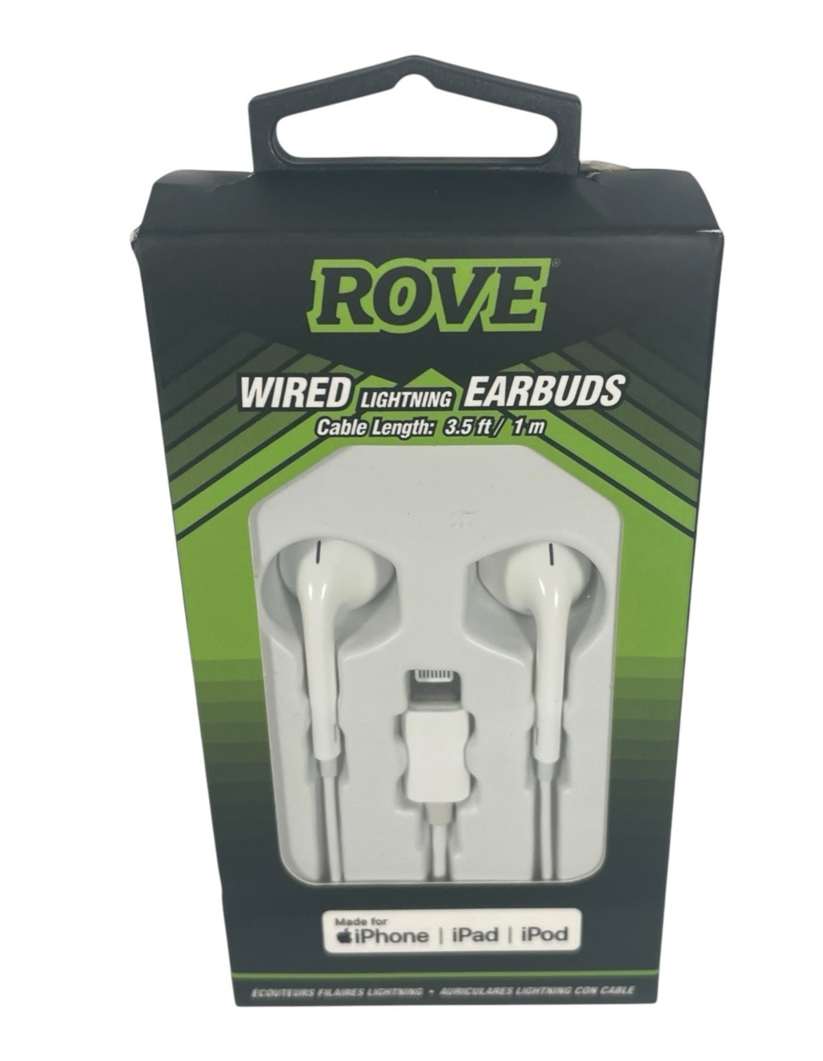 Rove Wired Earbuds – White – RVWEUSBCWHT – 3.5 ft cable length