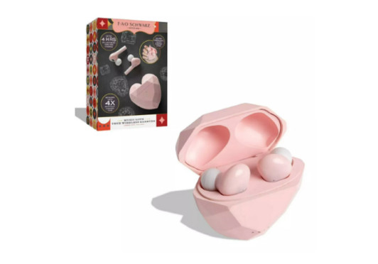 FAO Schwarz Music Love True Bluetooth Wireless Earbuds, Size Type -Regular