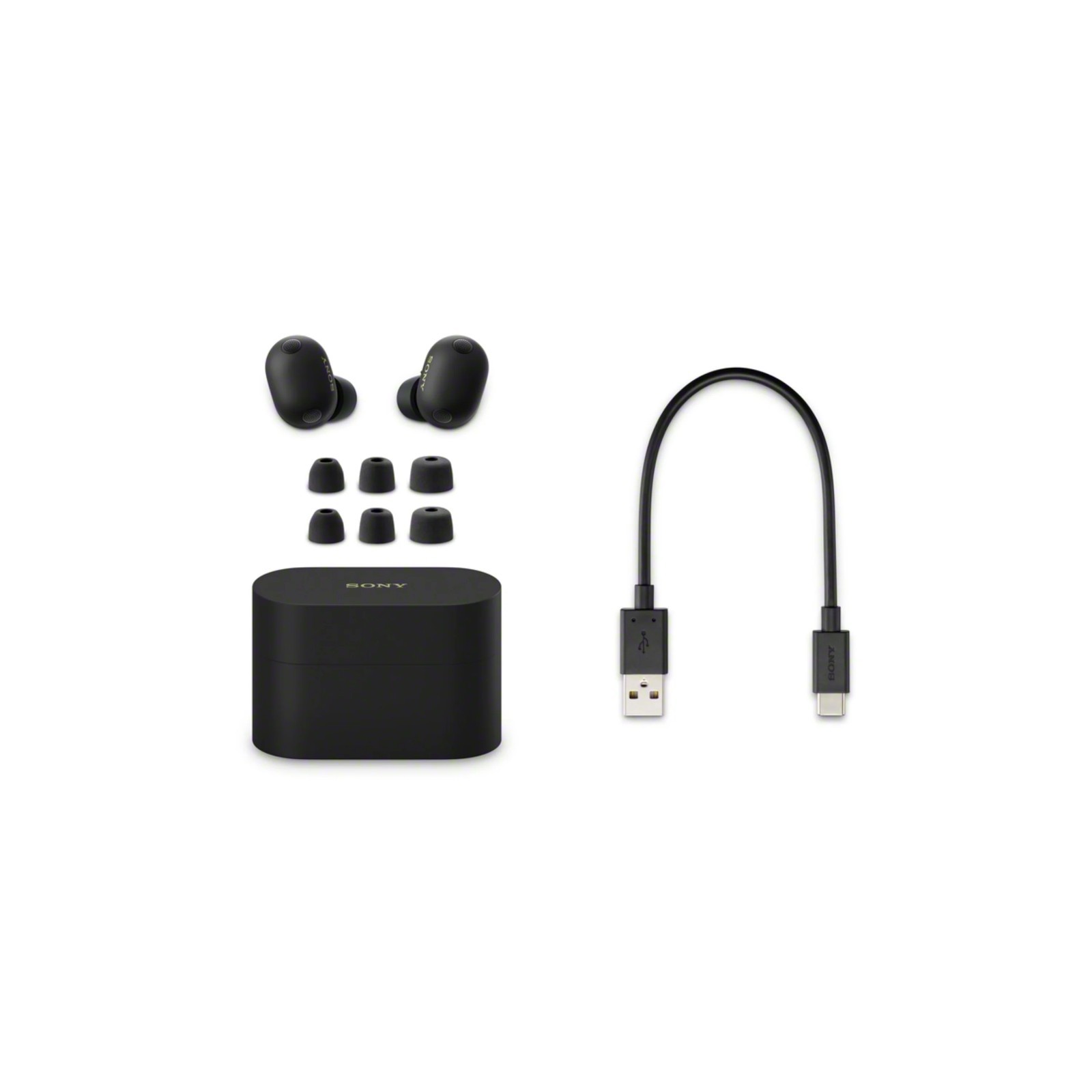 Sony WF-1000XM6 The Best Truly Wireless Noise-Cancelling Earbuds (Black)