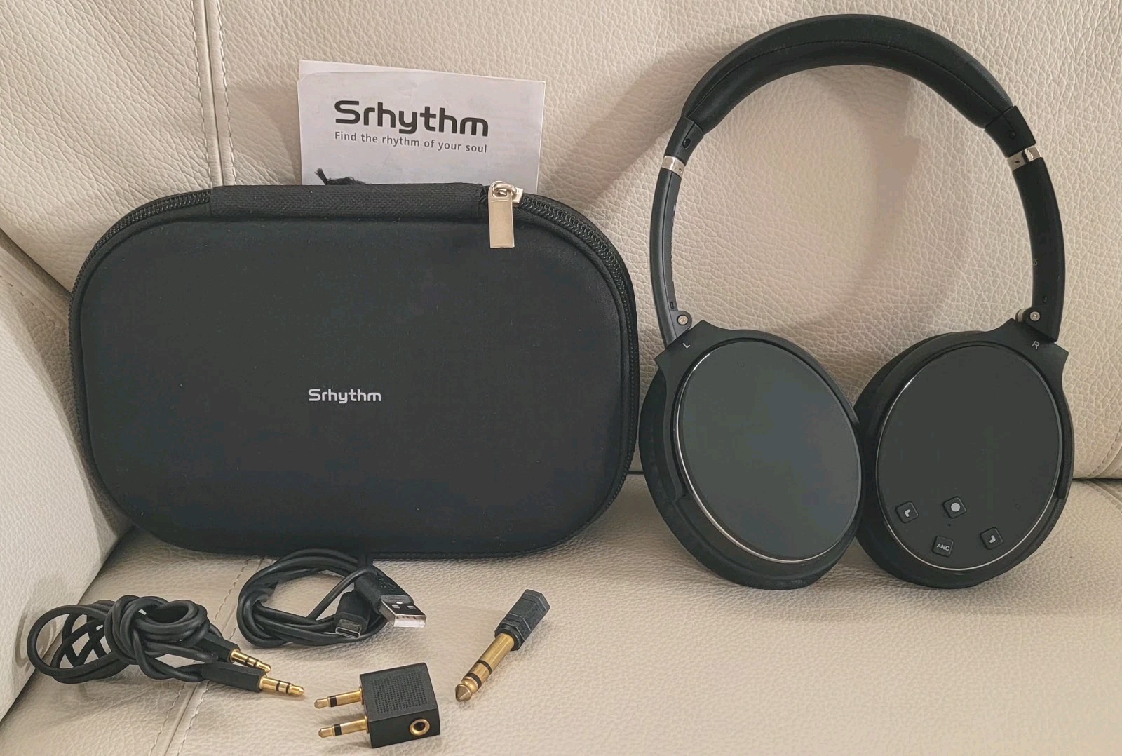 **MINT** Srhythm NC25 Active Noise-Cancelling Wireless Headphones
