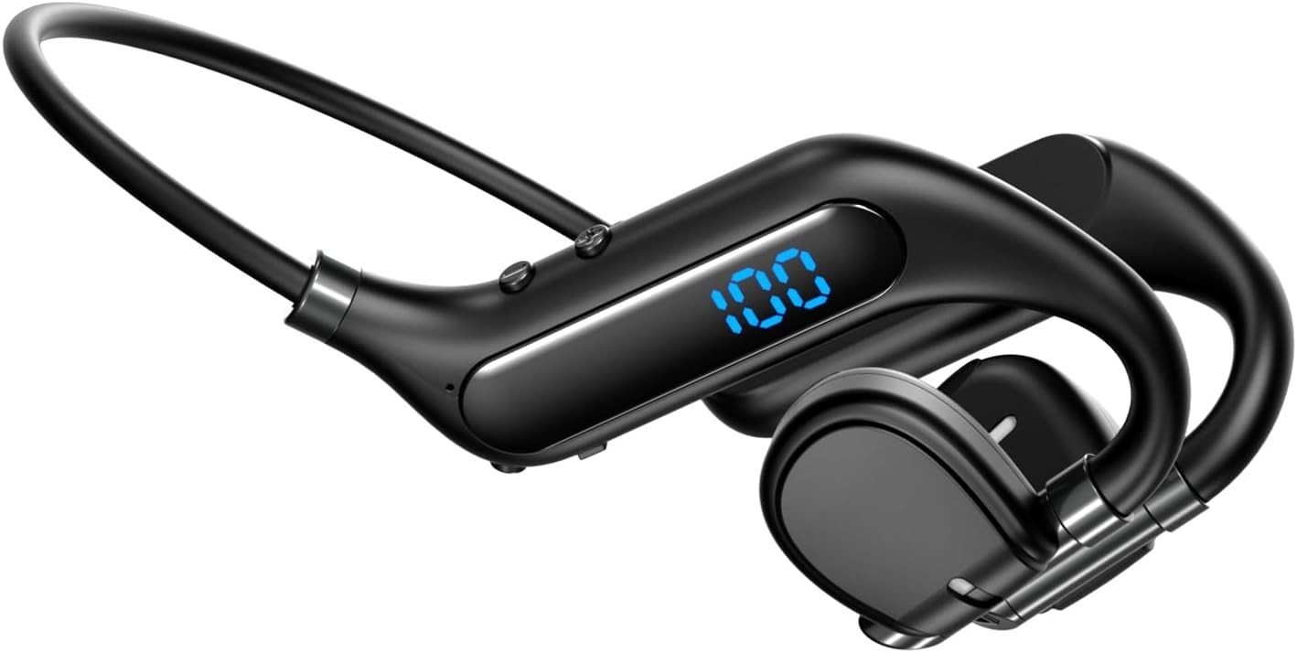 Bone Conduction Bluetooth Headphones – 38 Hours Playtime for Active Lifestyles
