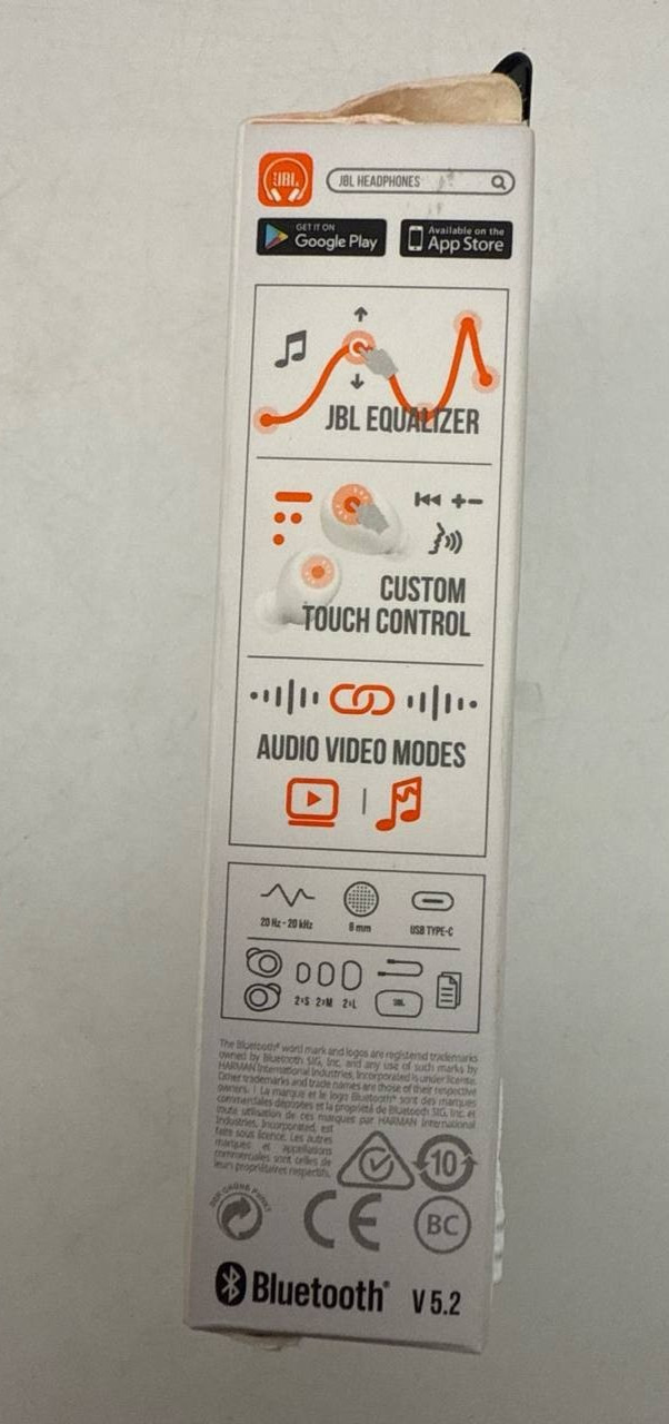 JBL Vibe Buds True Wireless Earbuds Bluetooth In Ear Deep Bass Sound Headphones