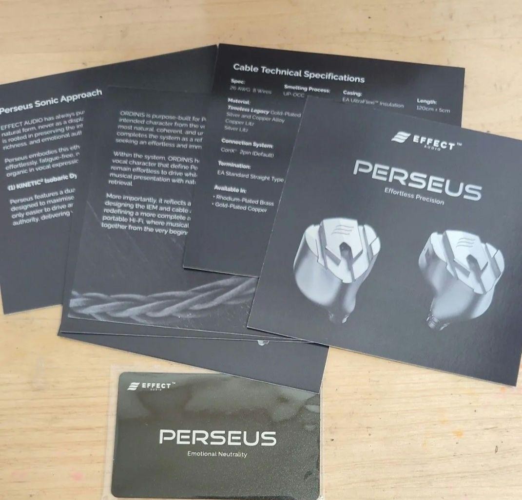 Effect Audio Perseus 4.4mm 2pin Lightly Used