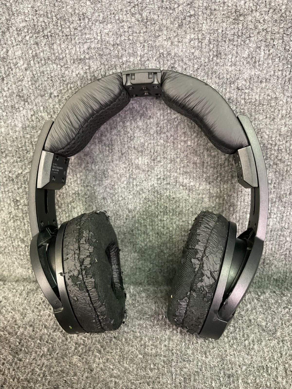 Sony MDR-RF985RK Wireless RF Over Ear Headphones Stereo Transmitter Used