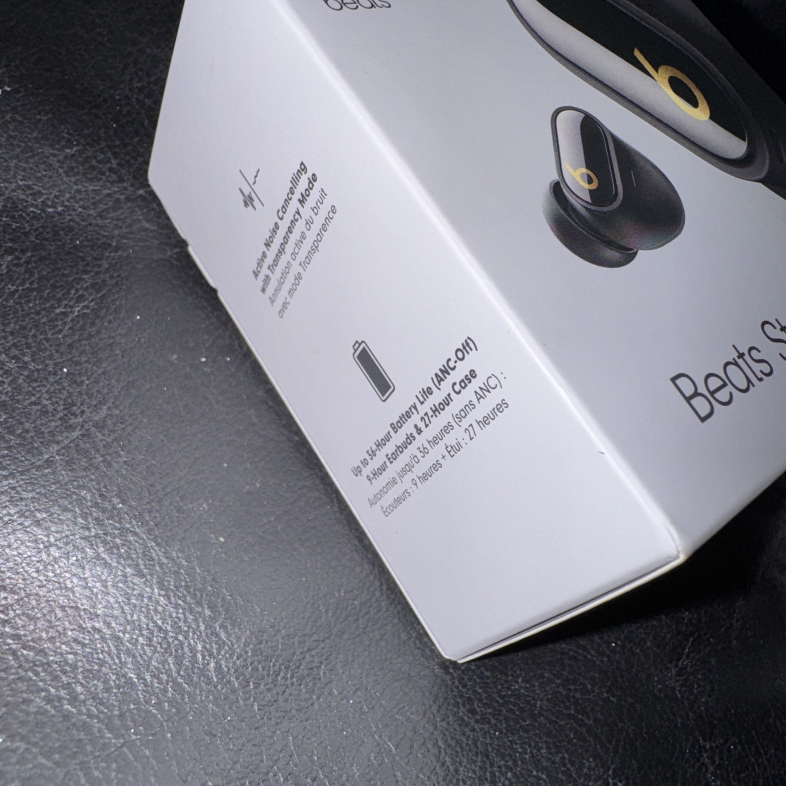 Beats Studio Buds + | True Wireless Noise Cancelling One Size, Black/Gold