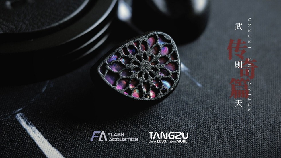 NEW TANGZU “Zetian Wu” The Legend HiFi IEM 12.5 Ohm black purple From Japan F/S