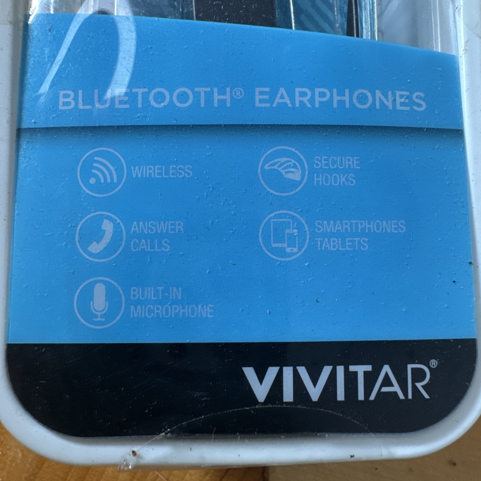 Lot 3 VIVITAR LISTEN UP BLUETOOTH EARPHONES WIRELESS SMARTPHONES TABLETS B3