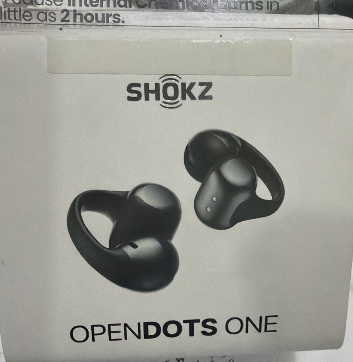 Shokz Dots Open Ear One True Wireless Bluetooth Earbuds Black/new Open Box