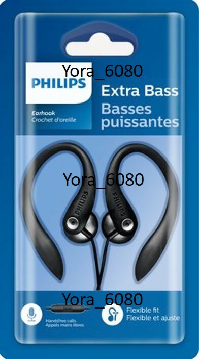 Philips SHS3300BK Black Sport Headphones,open-back Earhook headphones
