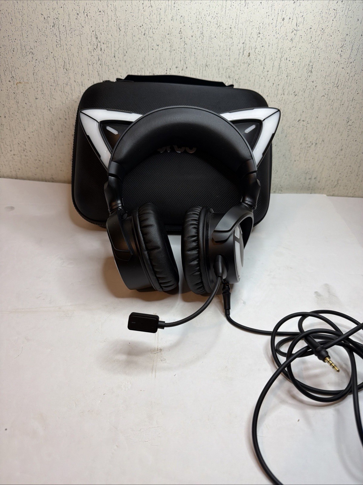 YOWU Selkirk Black 3.5mm Wired Cat Ears Gaming Headphones High Quality