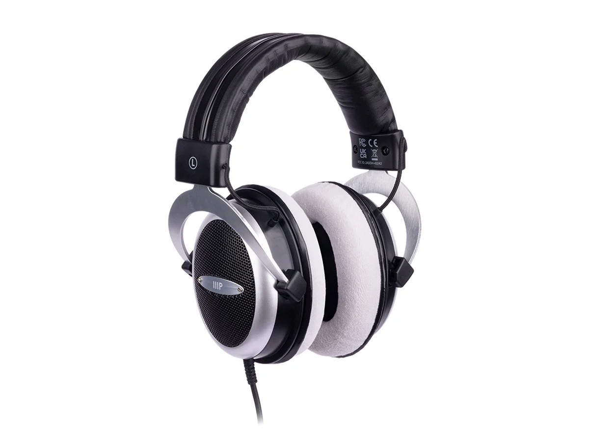 Monoprice Semi-Open Over Ear Wired Headphones Low Deep Bass for Kids Teens Adult