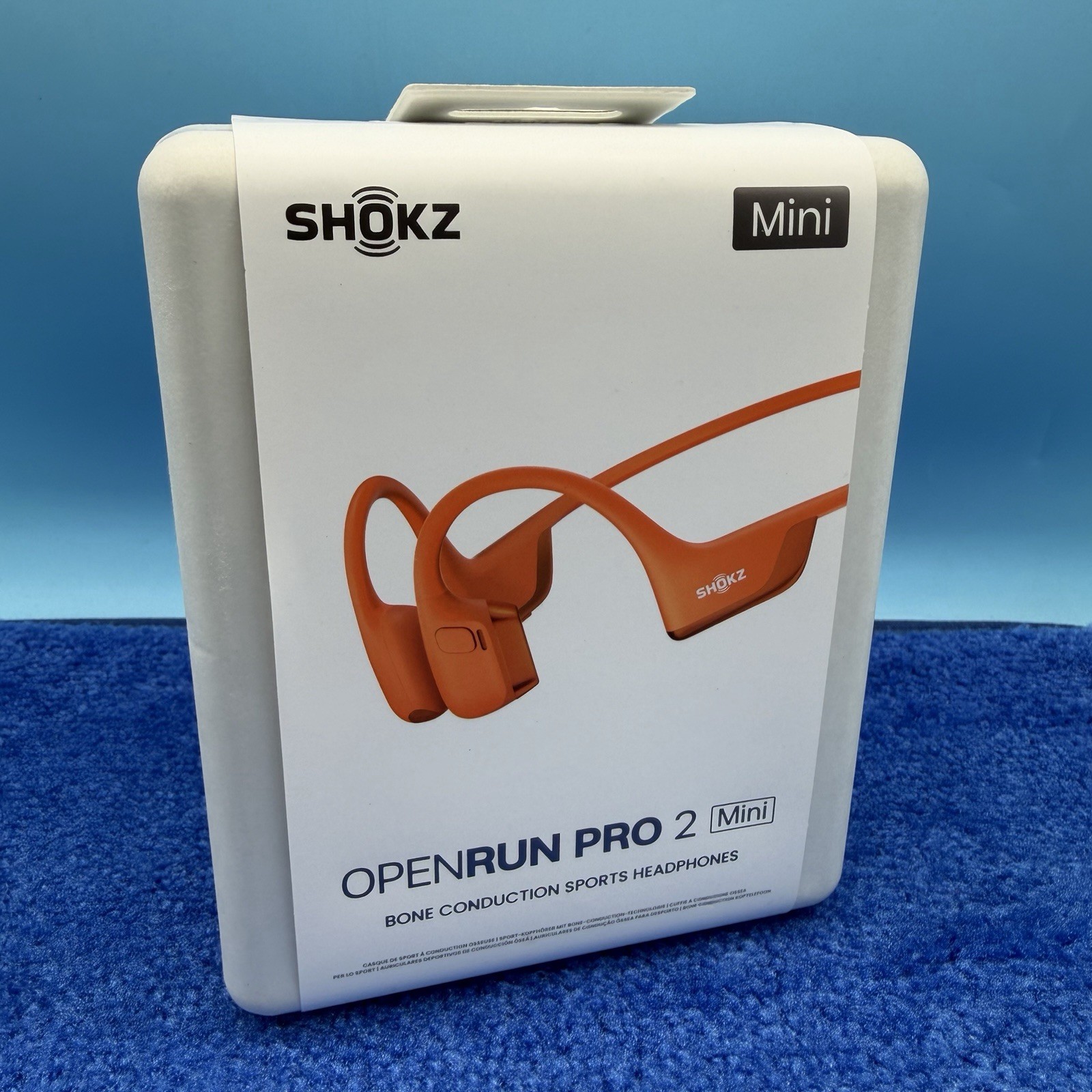 Shokz OpenRun Pro 2 Mini Bluetooth Wireless Headphones – Orange