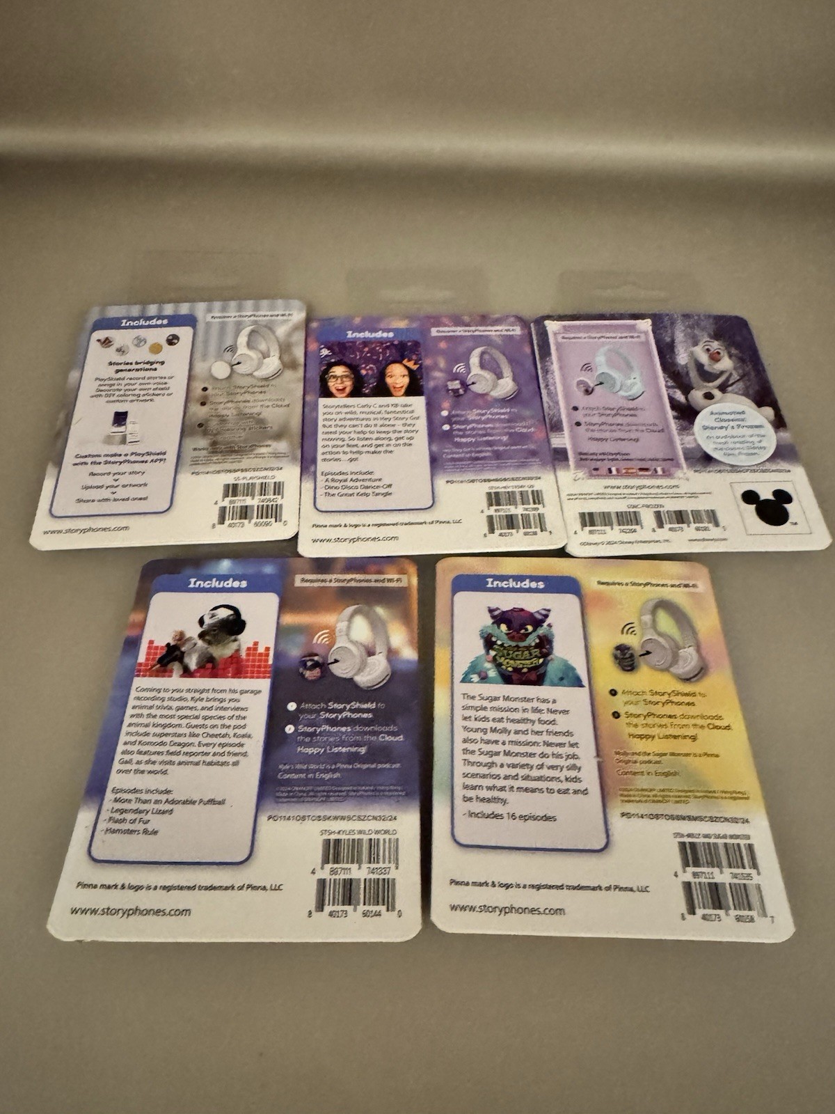 Lot of 5 New StoryPhones Variety of Great Titles – See Photos and Description