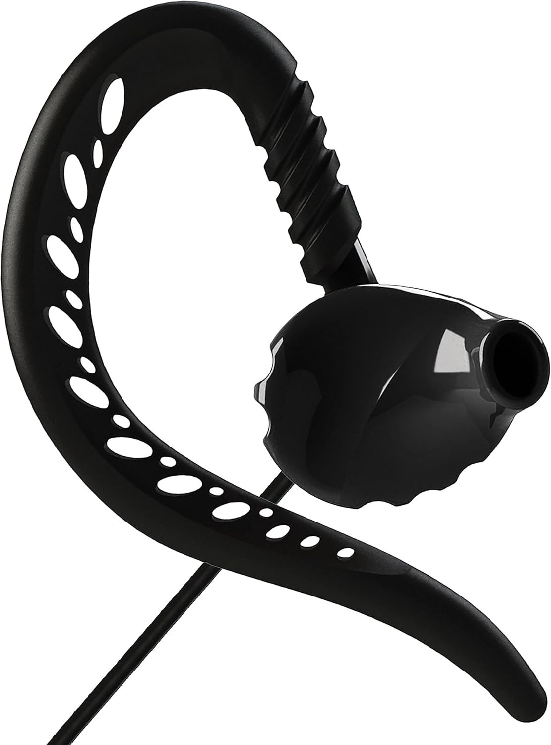 Yurbuds Focus Pro Sport Earphones w/ Microphone, 2 Size Eargels & Pouch – Black