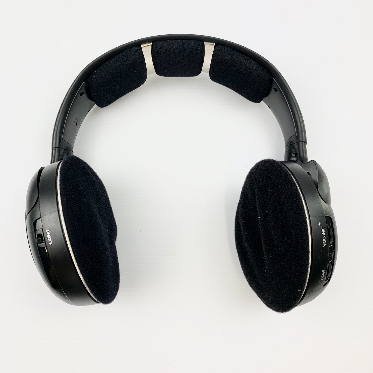 Sennheiser HDR 120 II On Ear Wireless RF Headphones Charging Cradle Read Descr.