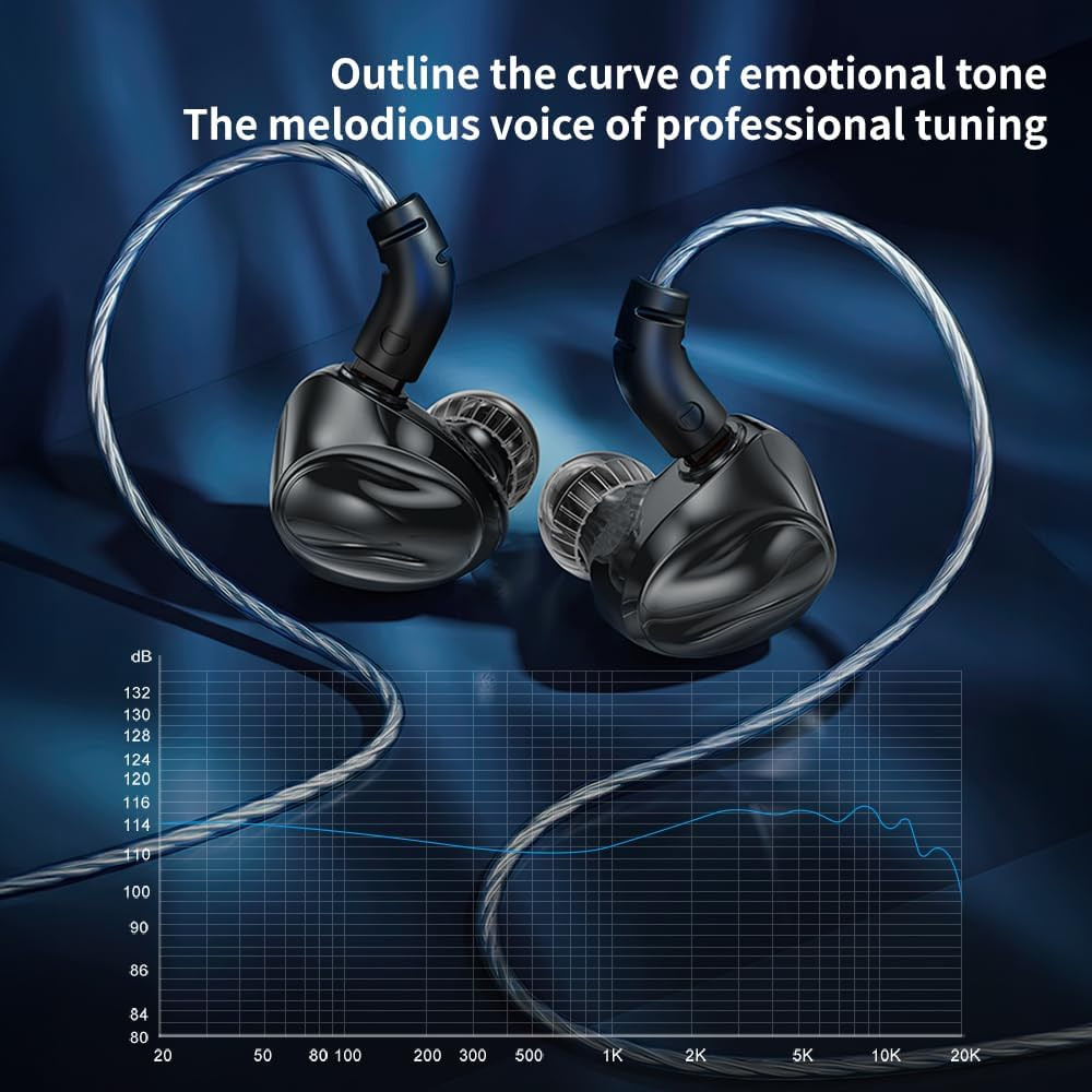 TRN Dolphin 10Mm Dual Magnetic Circuit Dynamic Driver In-Ear Headphone
