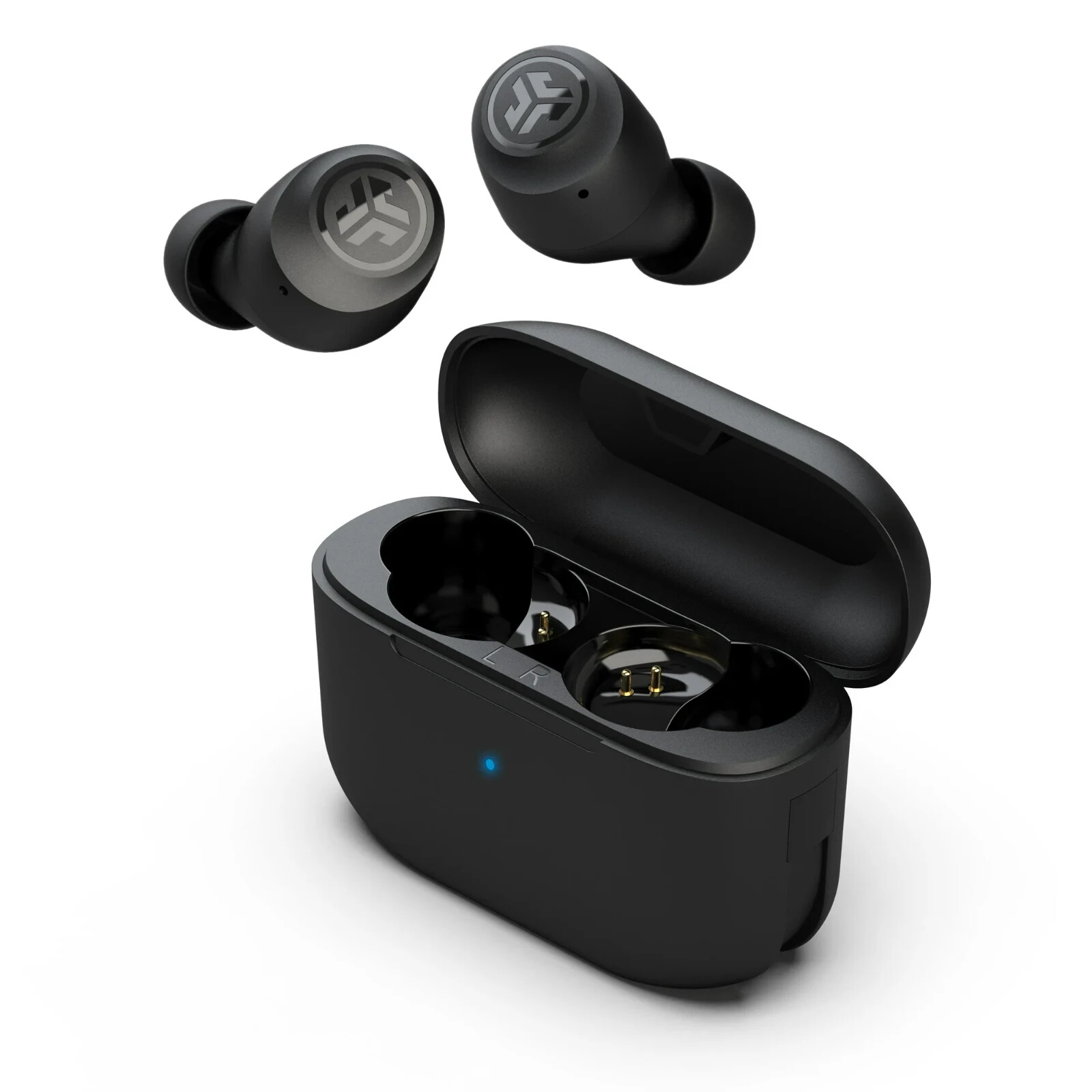 JLAB GOPOP+ True Wireless Earbuds Black 35+ Hours Playtime – New