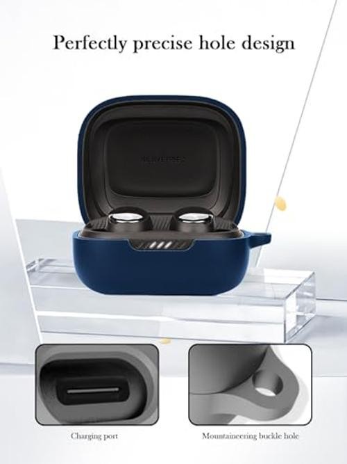 Case for JBL Live Pro 2 – True Wireless Noise Cancelling Earbuds,Soft Blue