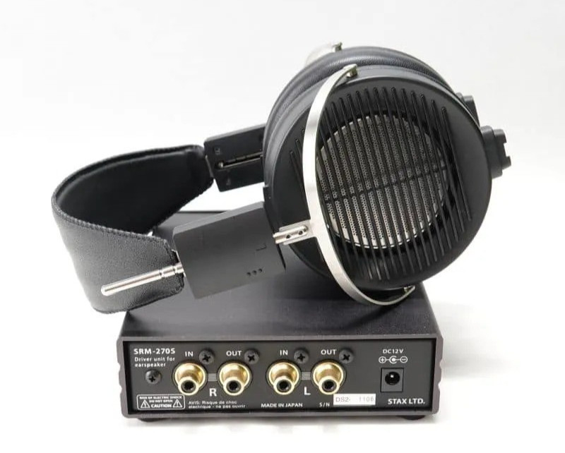 STAX SRS-X1000 Headphones SR-X1 SRM-270S Set Model Entry System Used