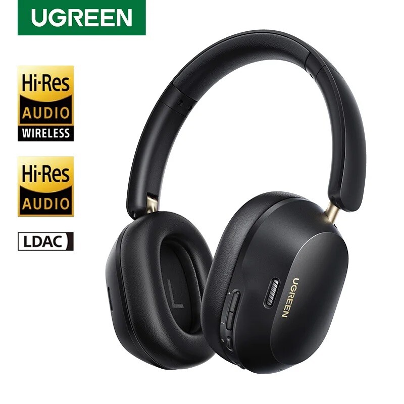 UGREEN Max5c Hi-Res LDAC 43dB Hybrid Active Noise Cancelling Bluetooth Headphone