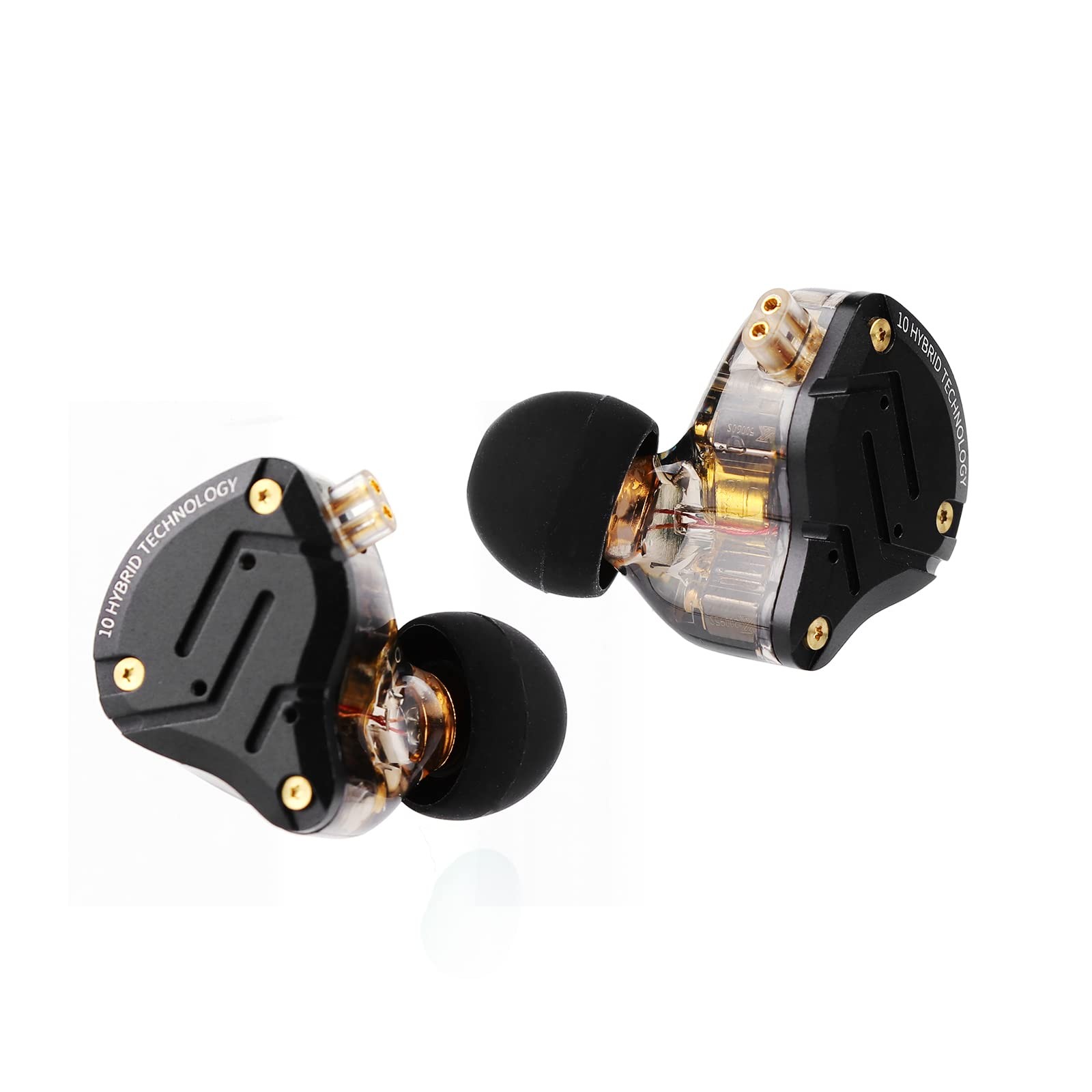 KZ ZS10 Pro, 4BA+1DD 5 Driver in Ear Monitor, HiFi Wired Earbuds, Gaming Earb…