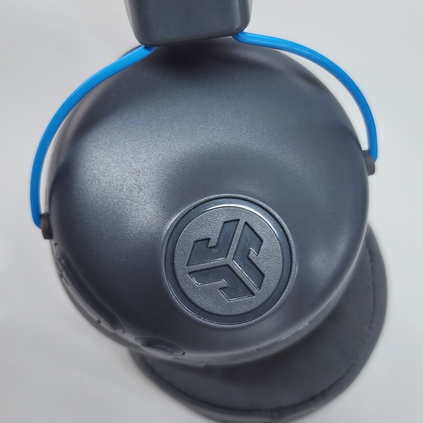 JLab Studio Wireless Bluetooth Headphones Blue On-Ear Tested No Charger