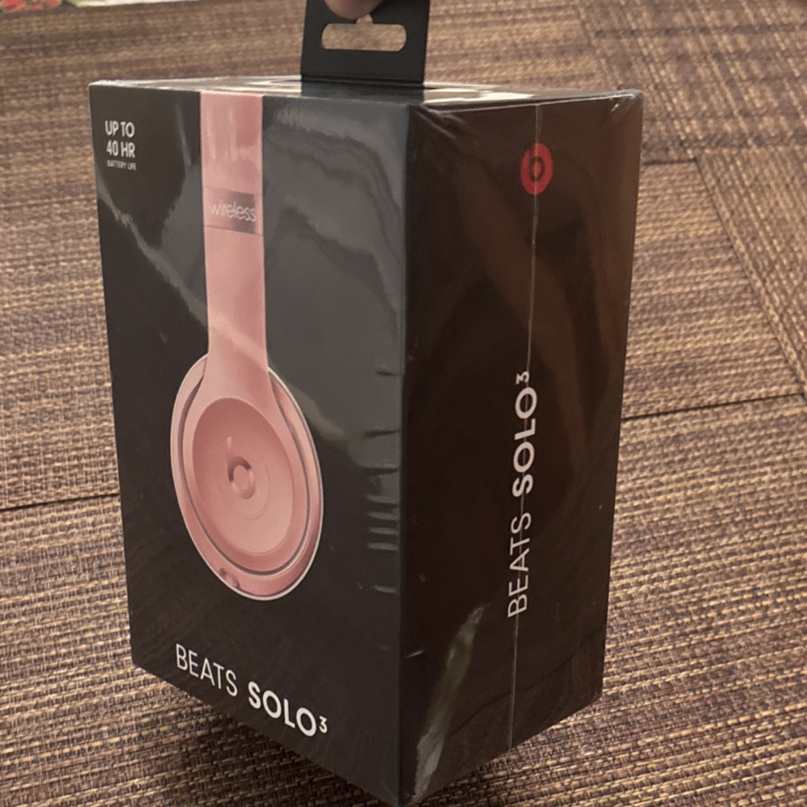 Beats by Dr. Dre Solo3 Wireless Bluetooth Headband Headphones Rose Gold White