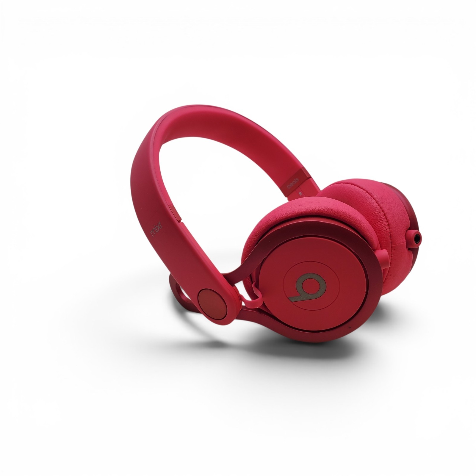 Beats by Dr Dre Mixr On-Ear DJ Headphones Magenta Pink Wired with Case & Aux Cab