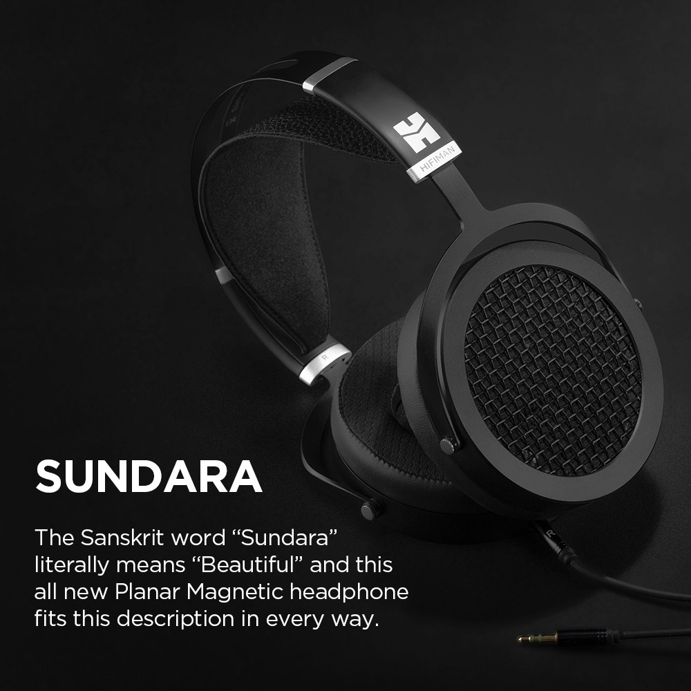 HIFIMAN SUNDARA Over Ear Planar Magnetic Audiophile Headphone Home and Studio