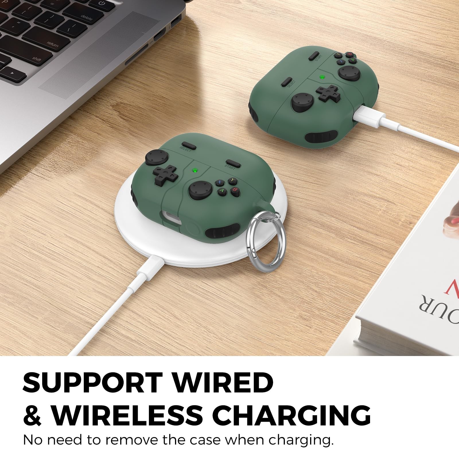 AhaStyle Silicone Case for Samsung Galaxy Buds 3 FE/Galaxy Buds3 Pro/Buds 3 | wi