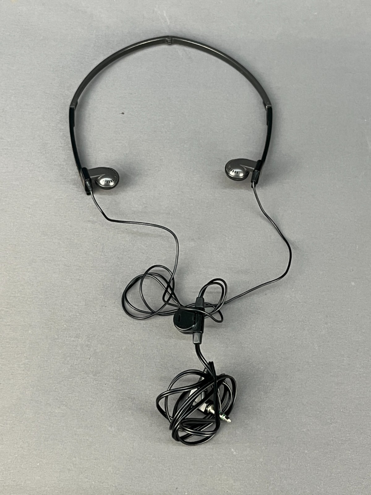 Rare Sony MDR-A40 Folding Headphones For Walkman 1980s Built In Vol Control (1E)