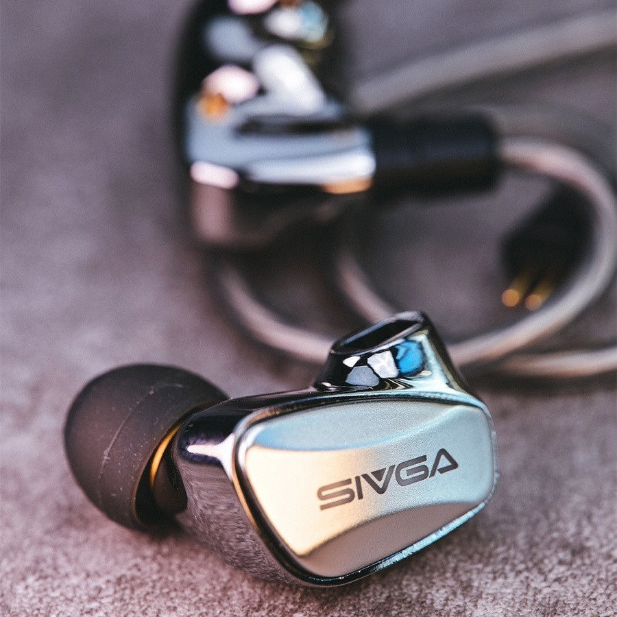 SIVGA SM100 10mm Dual-Chamber Dynamic Driver In-Ear Wired Earphones