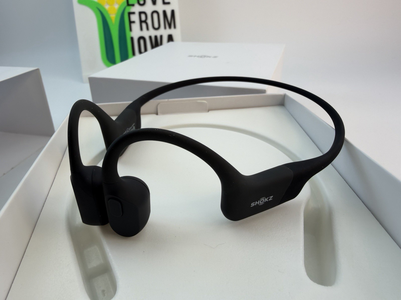 Shokz OpenRun Wireless Bone Conduction Headphones – Black S803