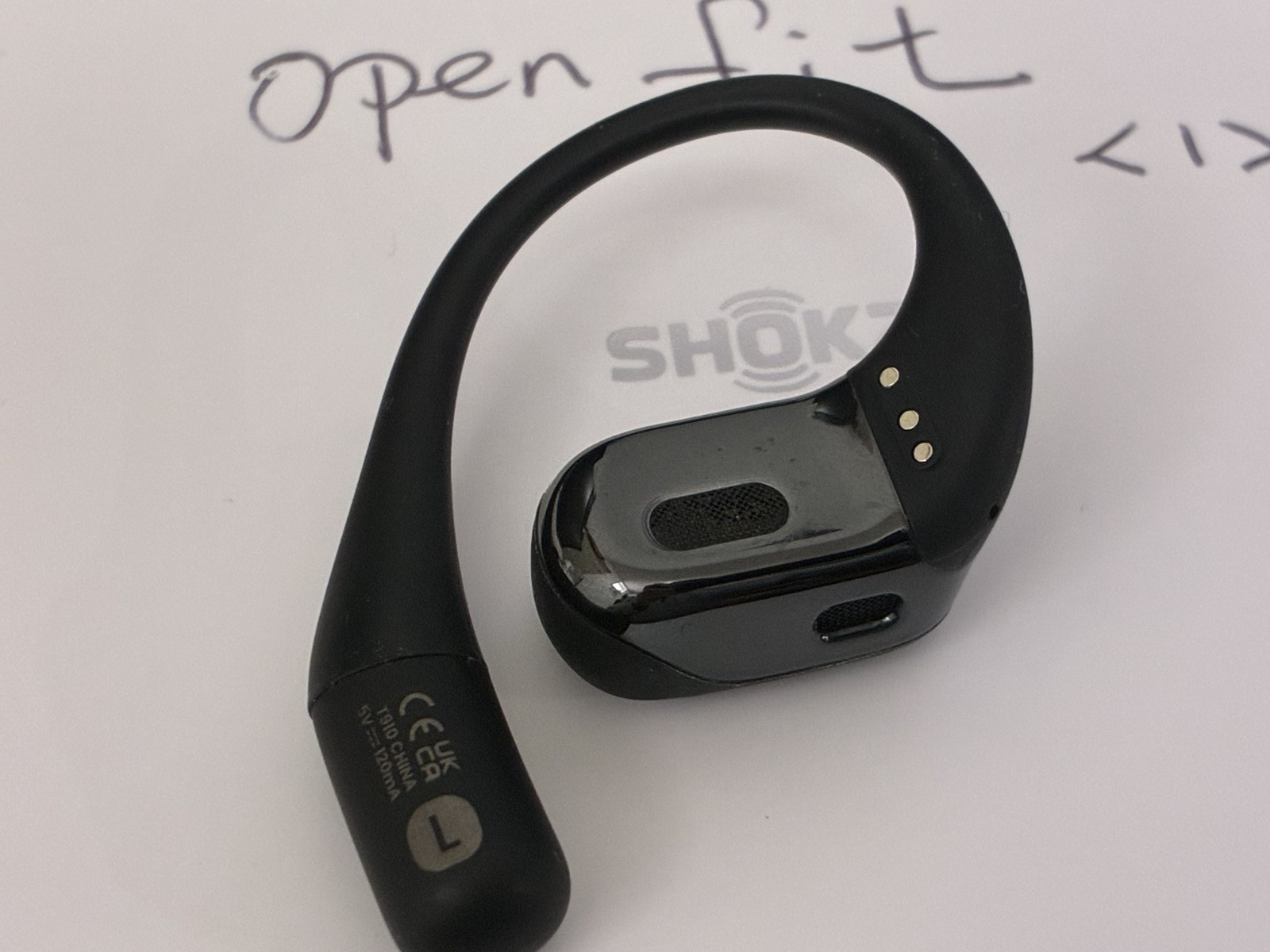 Original Shokz OpenFit Open-Ear Left Side Only – Black (T910)