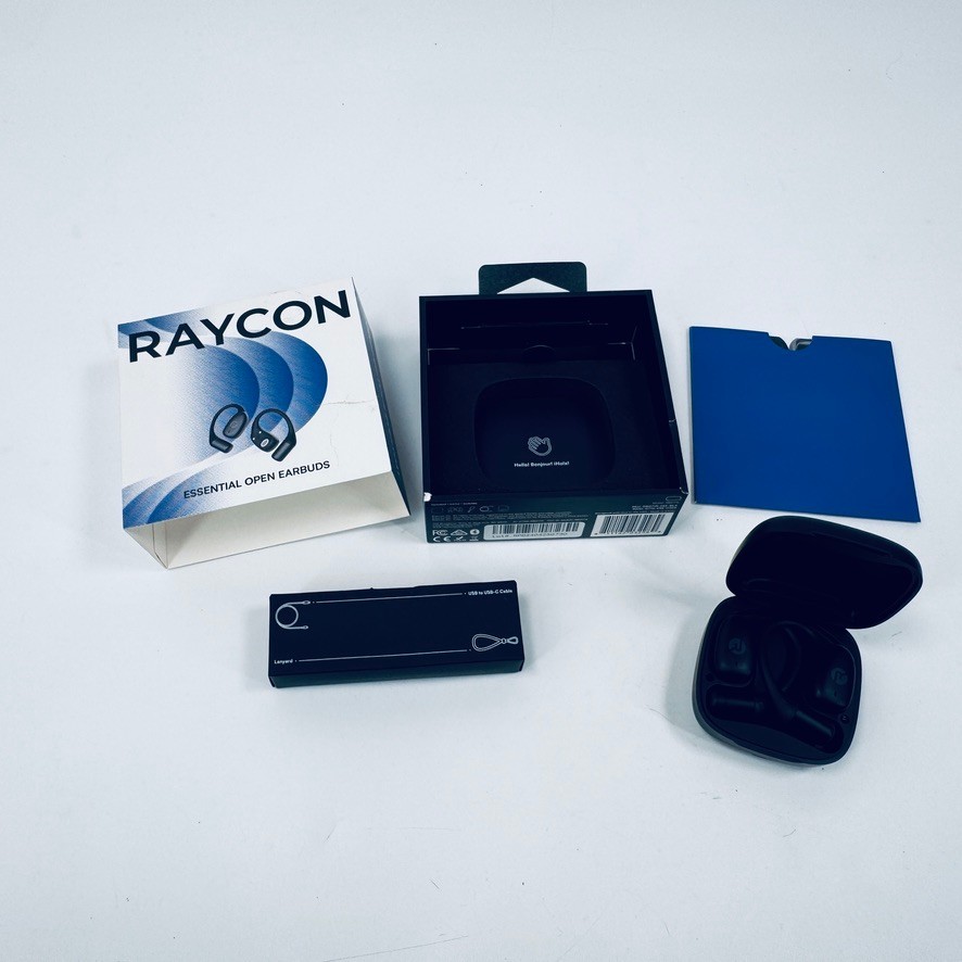 Raycon Essential True Wireless Open Ear Bluetooth 6.0 Earbuds Black NIOB RBO715