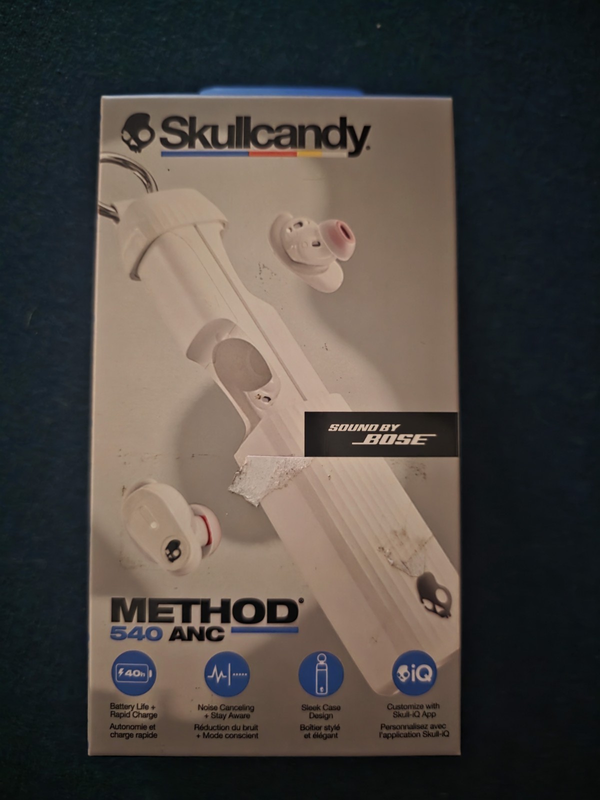 NEW Skullcandy Method 540 ANC Wireless Earbuds – Sound by Bose – White – Sealed