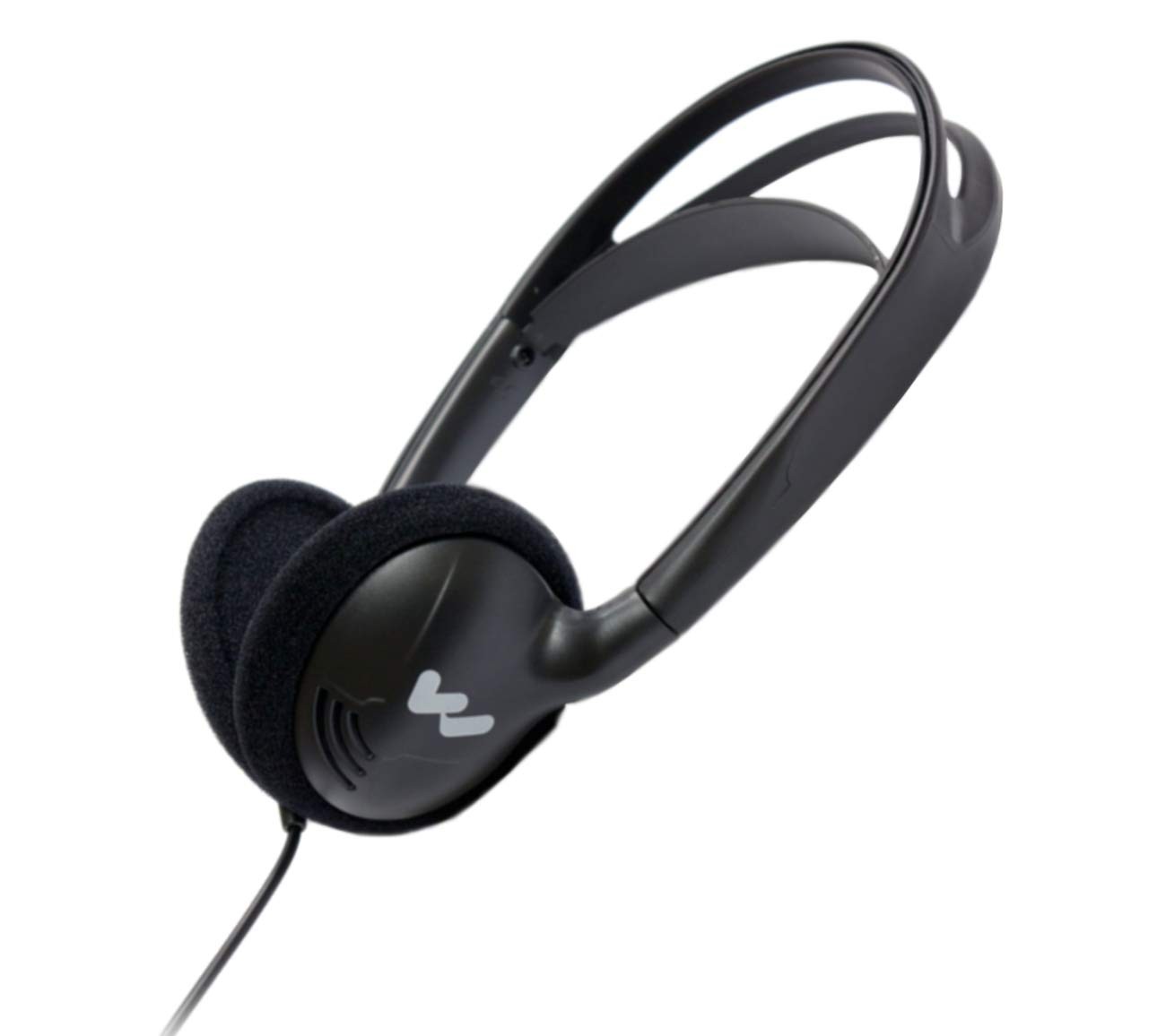 HED 027 Heavy-Duty Folding Mono Headphones, Adult Size, 100mW Max Power Input, 3