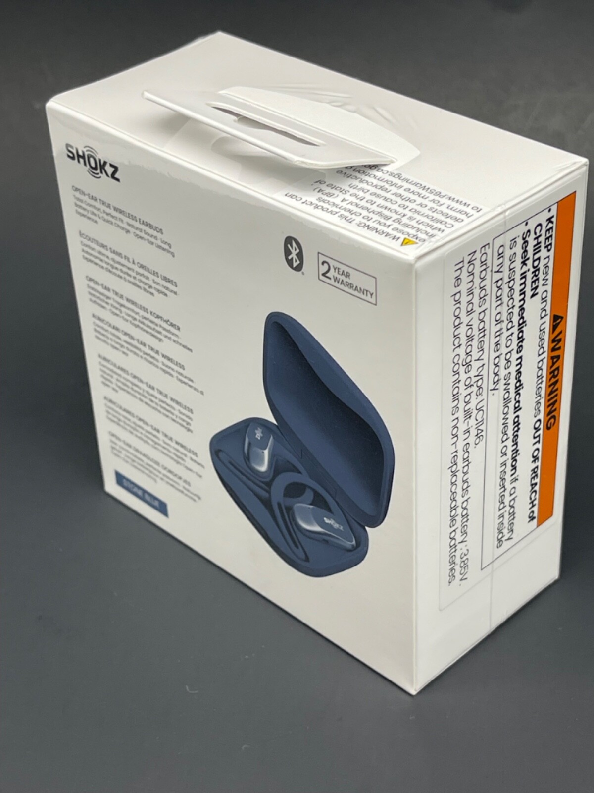 Shokz OpenFit Air Open-Ear True Wireless Earbuds Stone Blue Pods Factory Sealed!